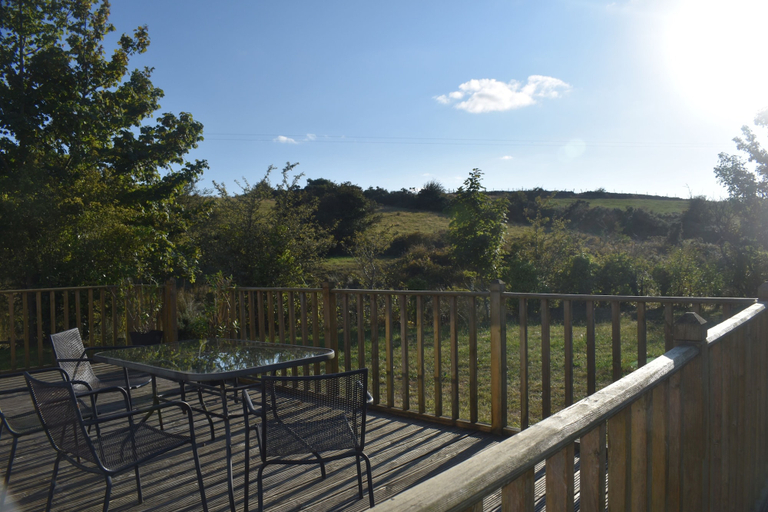 Outdoor dining 4, Snowdonia Riverside Cabin With Private River, Gwynedd