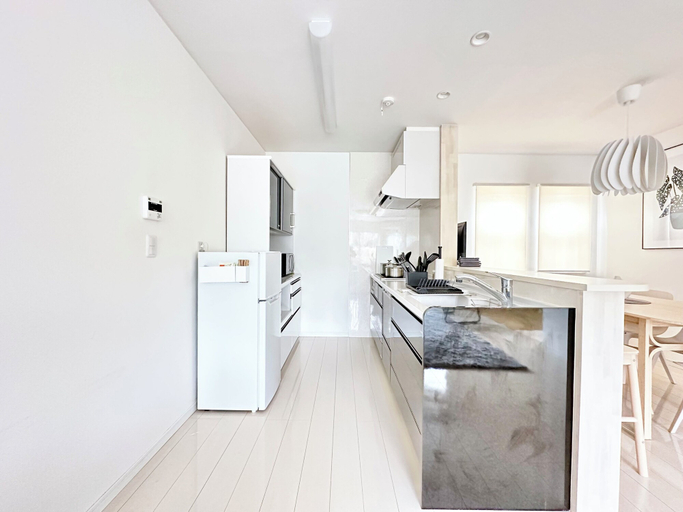 Private kitchen 3, Modern Property 15 Mins To Kumamoto Airport By Restavio, Kikuyō