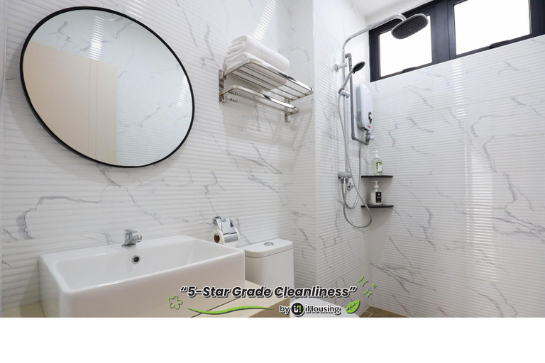 Bathroom, The Quartz Residence By I Housing, Malacca City