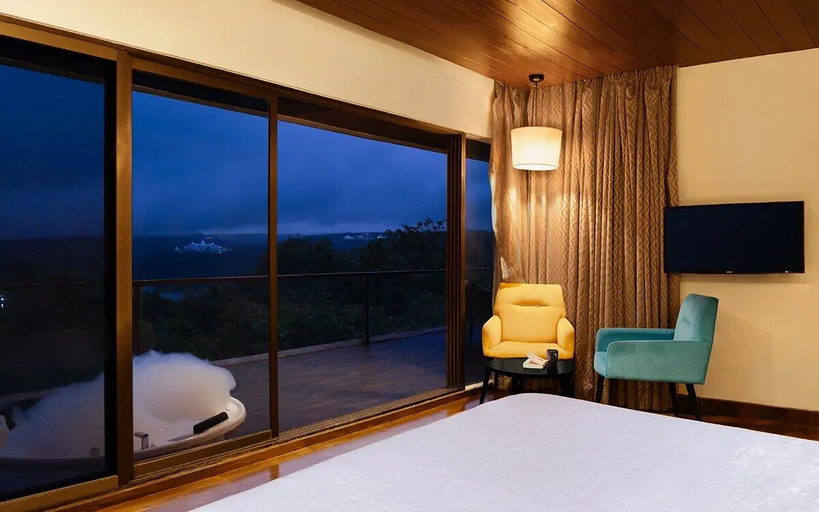 Bedroom 3, Athena Suites at Aamby Valley, Pune