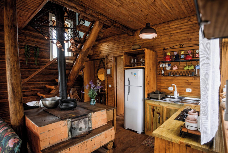 Private kitchen 2, Cabanas do Perau - Alfredo Wagner-SC, Alfredo Wagner