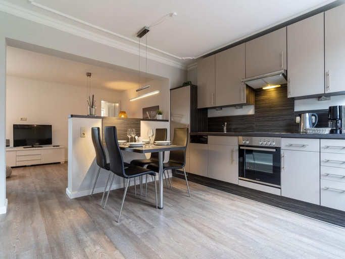 Private kitchen 3, Ferienwohnung Lieblingsmeer, Nordfriesland