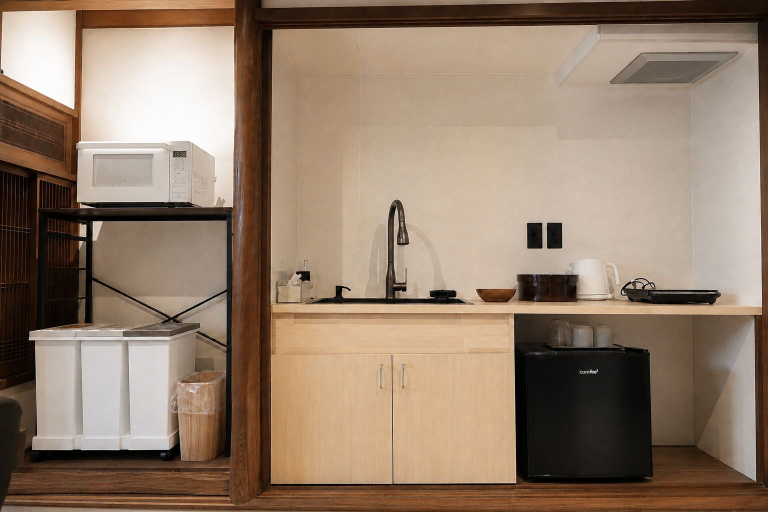 Private kitchen, Kyo-ikkenmachiya Satoi Itoyufu, Kyoto