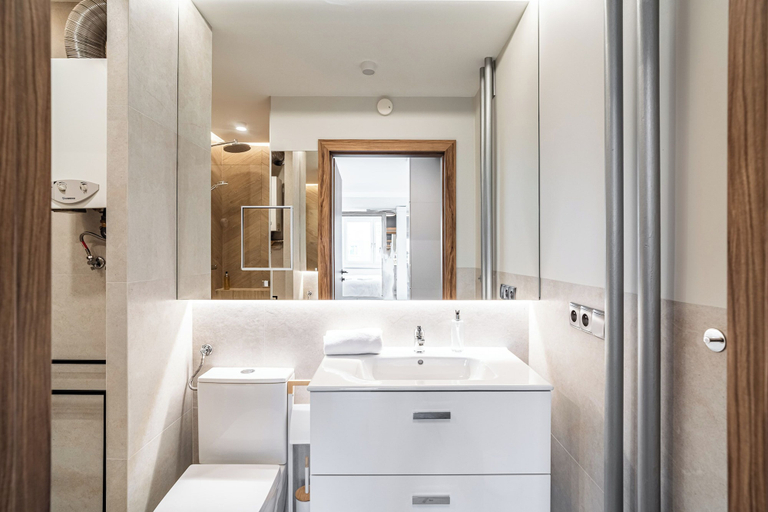 Bathroom 3, RentPlanet - Apartament Cicha, Siemianowice Śląskie