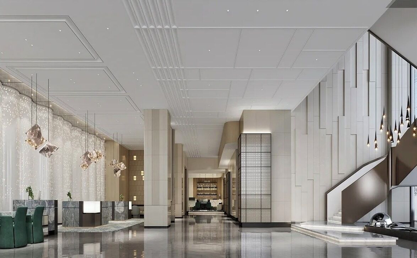 Lobby 1, Crowne Plaza Mingyue Hotel, Wenzhou