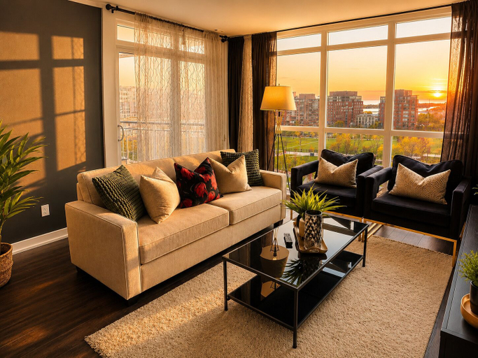 Living area 5, Waterfront Imperial Retreat, Toronto