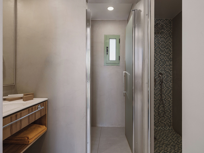 Bathroom 4, Erato Beach Hotel Adults Only, Crete