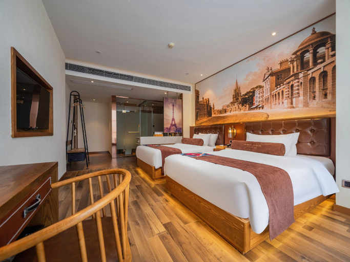 Bedroom 3, James Joyce Coffetel·Chengdu Panda Base Longtan Shuixiang, Chengdu