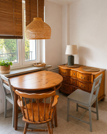 Dining, Native Apartments Starowiślna 25, Kraków City