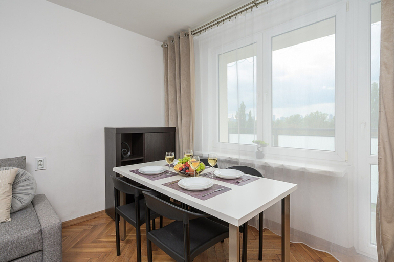 Living area 4, Lumina 3room Apart with Balcony near ZOO, Warsaw