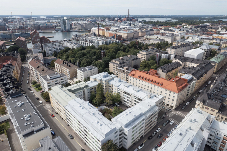 Land view from property 5, Cozy Punavuori Studio with 600Mbit WiFi, Uusimaa