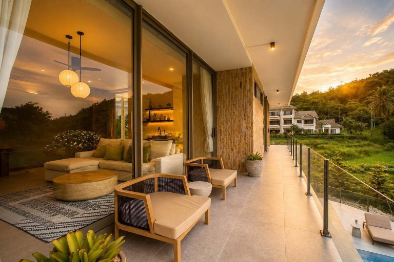 Terrace/patio 3, Exclusive Golf Villa at Plam Hill, Buang Sam Phan