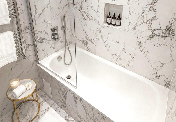 Bathroom 4, North West London 3-bed Flat, Sleeps 7 With Garden, London