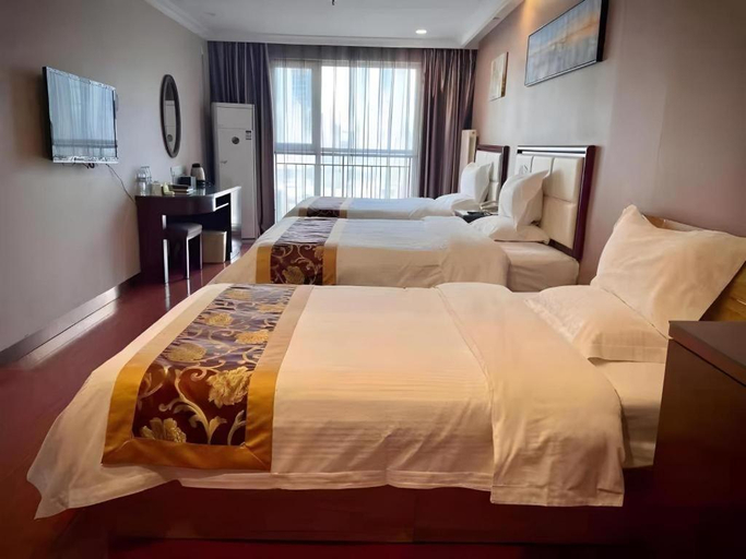 Bedroom 2, GreenTree Inn Jinan Gaoxin District International Convention Centre Business Hotel, Jinan
