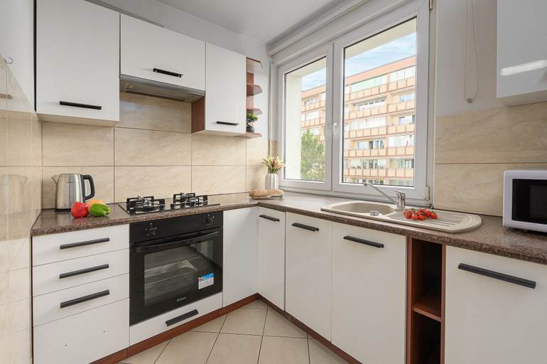 Private kitchen 3, Lumina 3room Apart with Balcony near ZOO, Warsaw