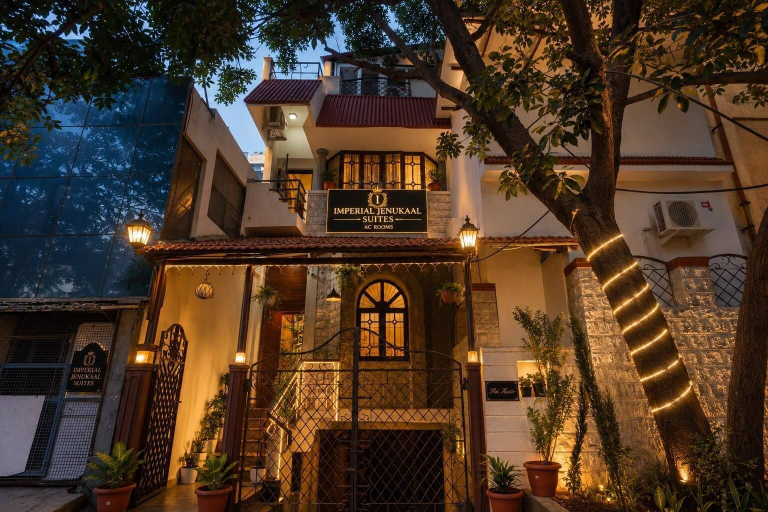 Exterior detail, Imperial Palace, Bangalore