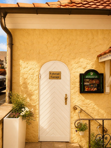 Exterior detail, Hotel NeckarOase, Heilbronn