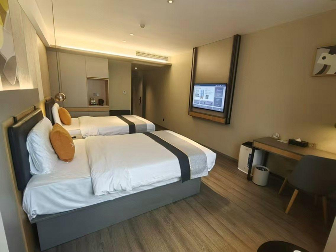 Bedroom 2, Homeinn Selected Hotel (Kunshan Beimen Road), Suzhou