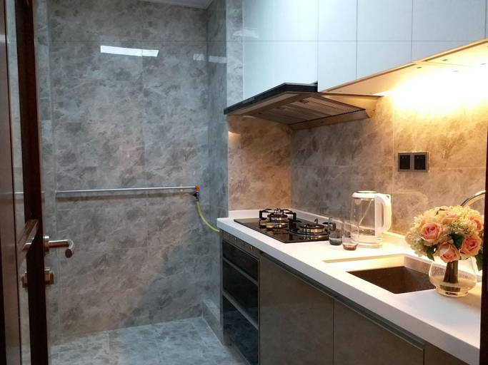 Bathroom 2, Shengang Executive Apartment (Shenzhen North Railway Station), Shenzhen