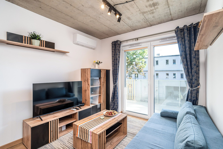 Living room 5, RentPlanet - Apartament Barbary, Katowice City