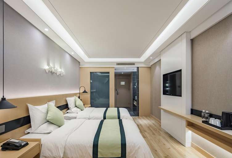 Bedroom 2, Erwan Hotel (Chuhe Hanjie SKP Branch), Wuhan