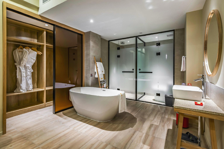Bathroom 3, Ximei Lucky Hotel, Zhangjiakou