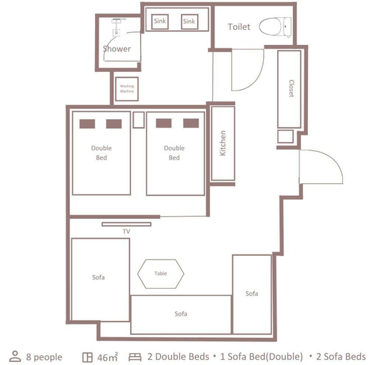 Floor plan 5, Minn Shinagawa East, Shinagawa