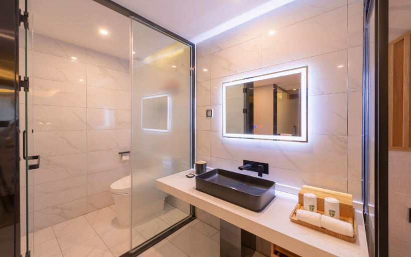 Bathroom 3, Moshe Banmu Huatian Hotel, Kaifeng