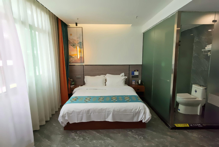 Bedroom 2, Minyoun Rezen Hotel Chengdu, Chengdu