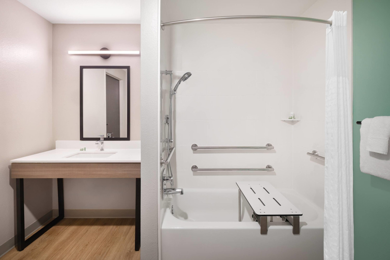 Bathroom 3, Echo Suites Extended Stay By Wyndham Aurora Denver, Adams