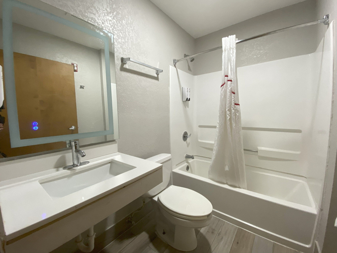 Bathroom 4, Red Roof Inn Winston-Salem, Forsyth