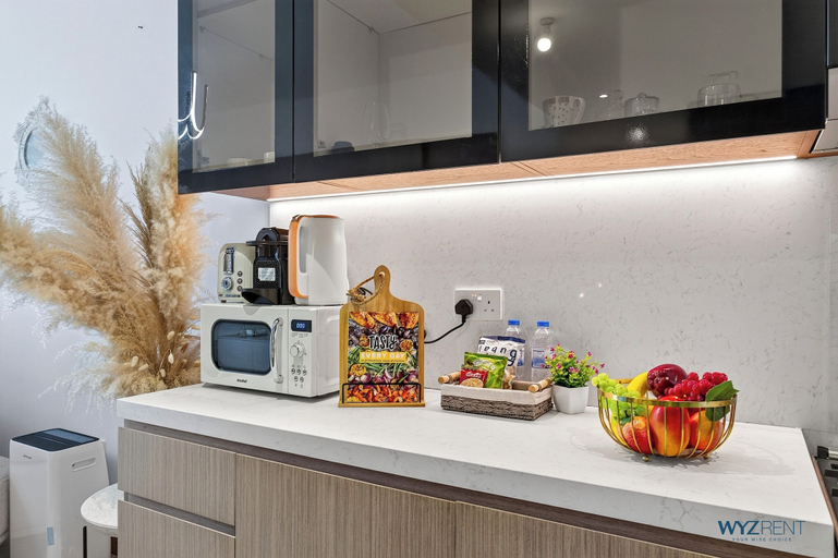 Private kitchen, WYZ RENT|Bayfront 1BR in La Sirene 2 Seaport View, Dubai
