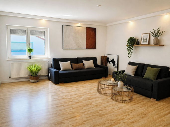 Living area 3, 1OG R City Wohnung Balkon nähe Salzburg, Berchtesgadener Land
