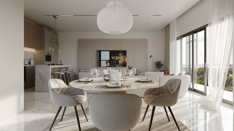 Dining, Quao Realty - One Elm, Accra