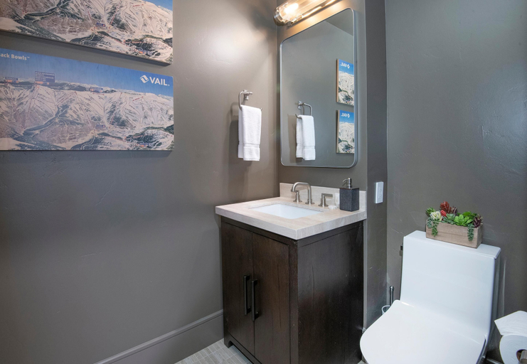Bathroom 5, Treetops 4C, 3bd, 2.5ba Ski-in Ski-out Condo, Eagle