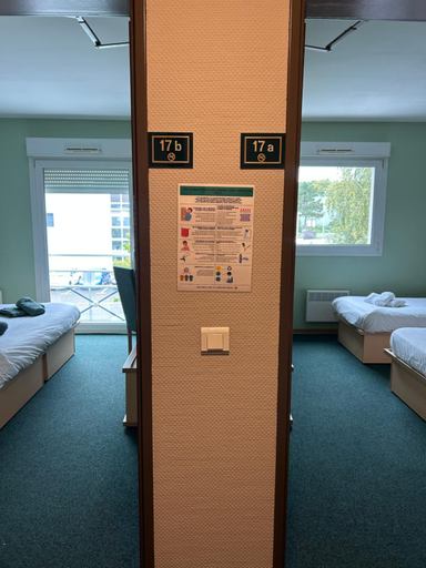 Bedroom 3, Hotel Restaurant de L'Europort, Moselle