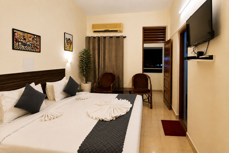Bedroom 3, Holiday Beach Resort, North Goa