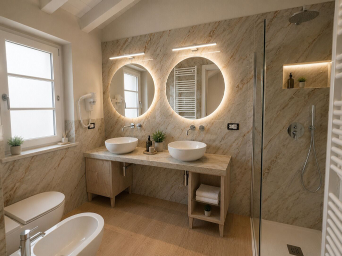 Bathroom 3, Villa Thymari, Massa Carrara