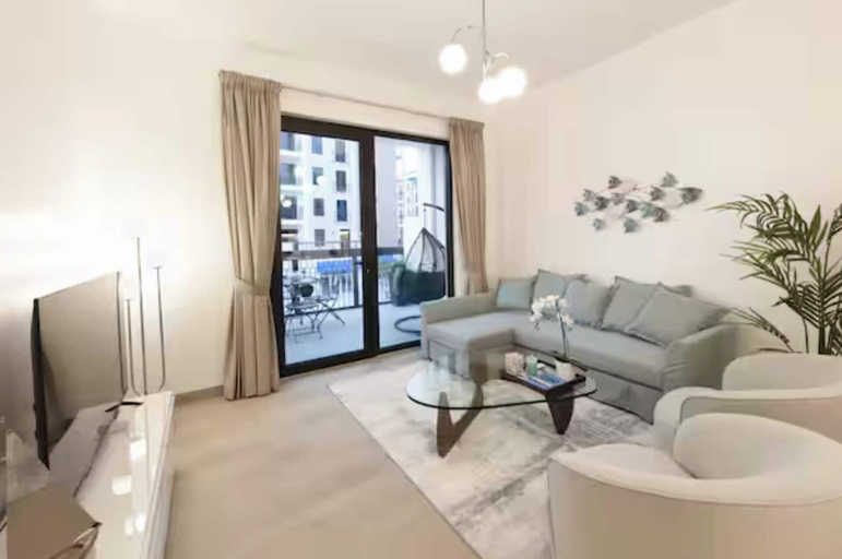 Living area 2, bnbme - La Cote 3 - 2BR, Dubai
