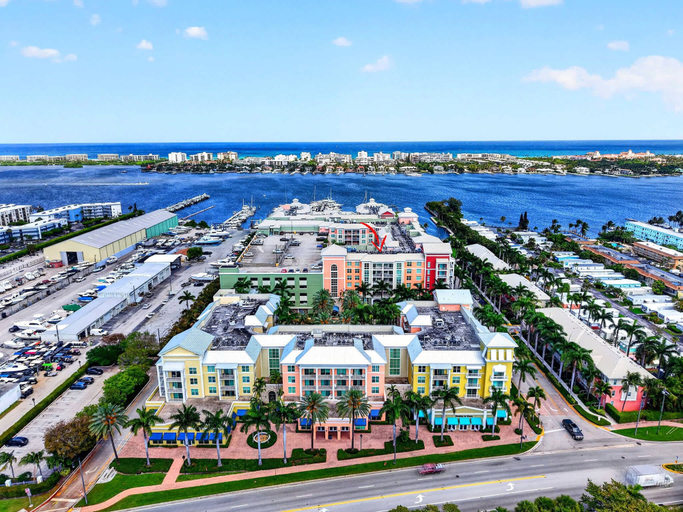 Aerial view 3, Moorings Pool Overview Resort, Palm Beach