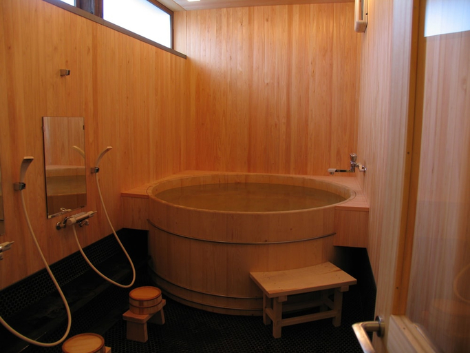 Bathroom, Nagomiyado Shinwaso Kaishin, Amakusa