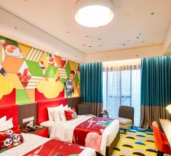 Bedroom, Chimelong Panda Hotel, Guangzhou