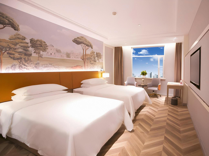 Bedroom 2, Vienna Hotel Jinan Beiyuan Street Red Star Macalline, Jinan