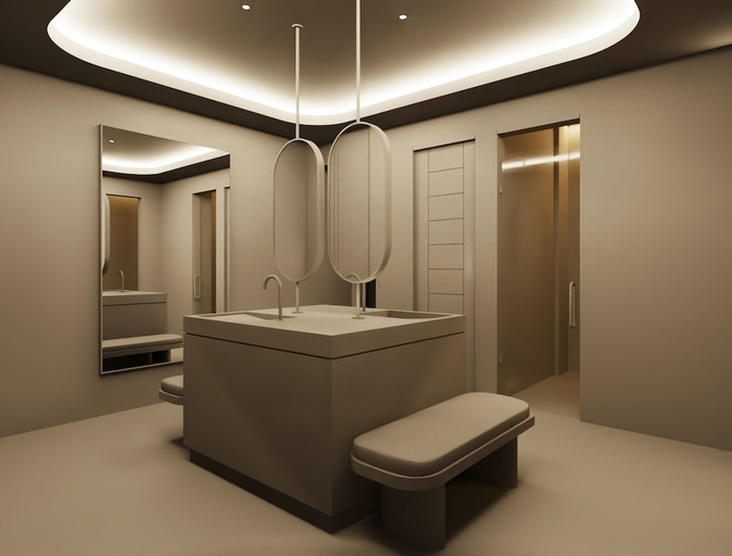 Bathroom, Devossion By Live Aqua Celebration Resort & Spa, Isla Mujeres