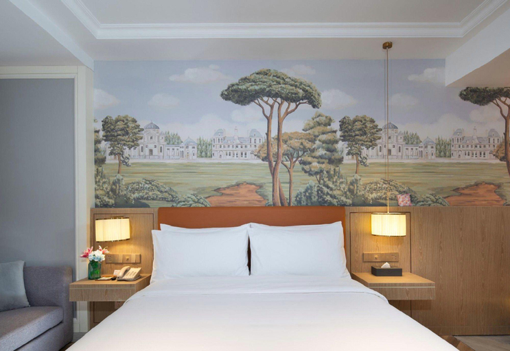 Bedroom 2, Vienna Hotel Jinan Beiyuan Street Red Star Macalline, Jinan