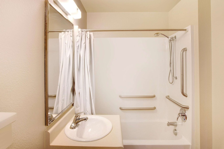 Bathroom 4, WoodSpring Suites Asheville - Biltmore West, Buncombe