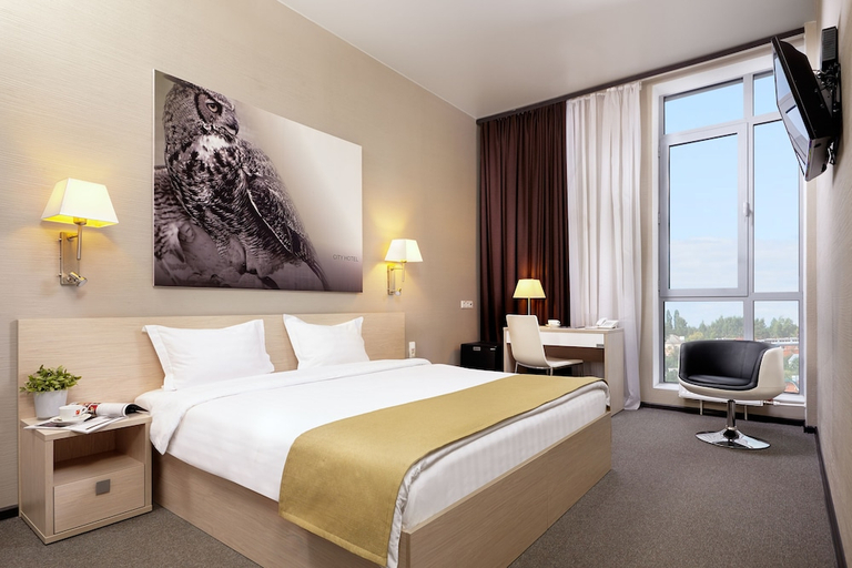 Bedroom 2, City Hotel Sova, Kstovskiy rayon