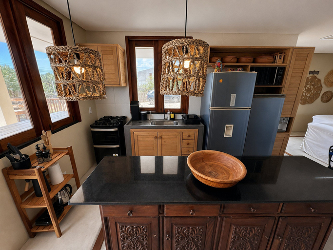 Private kitchen 3, Hosts BR - Acayu Piscina e Rooftop, Cajueiro da Praia