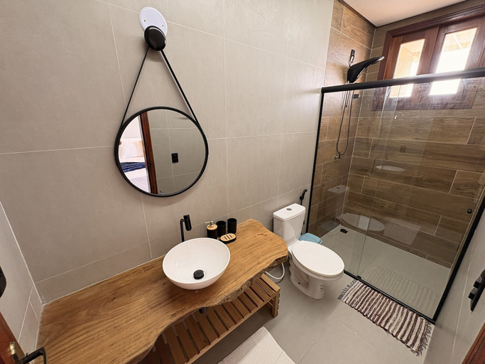 Bathroom 4, Hosts BR - Acayu Piscina e Rooftop, Cajueiro da Praia