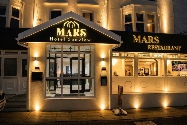 Exterior detail, Blackpool Seaview Hotel, Lancashire